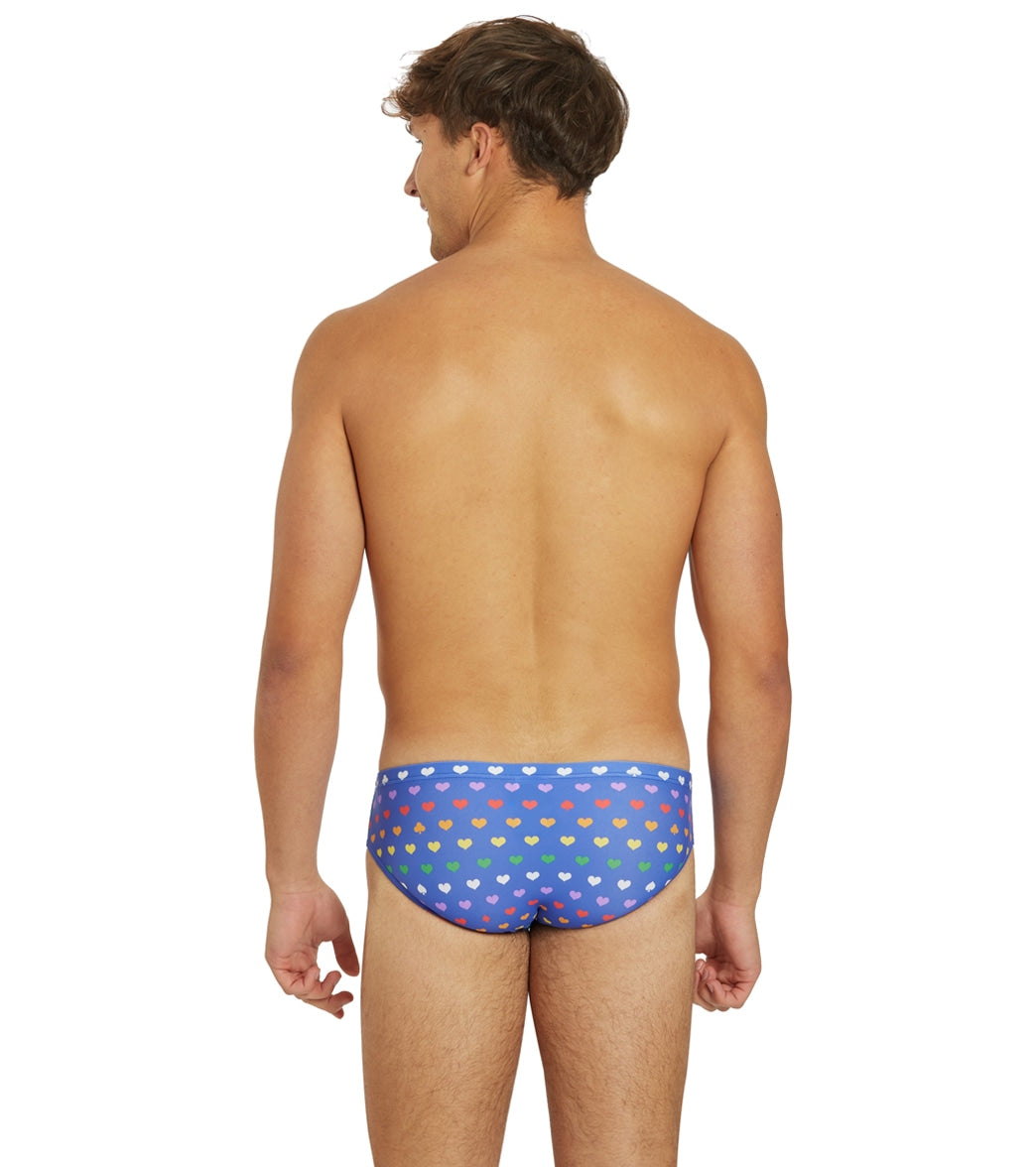  Sporti Rainbow Heart Brief Swimsuit