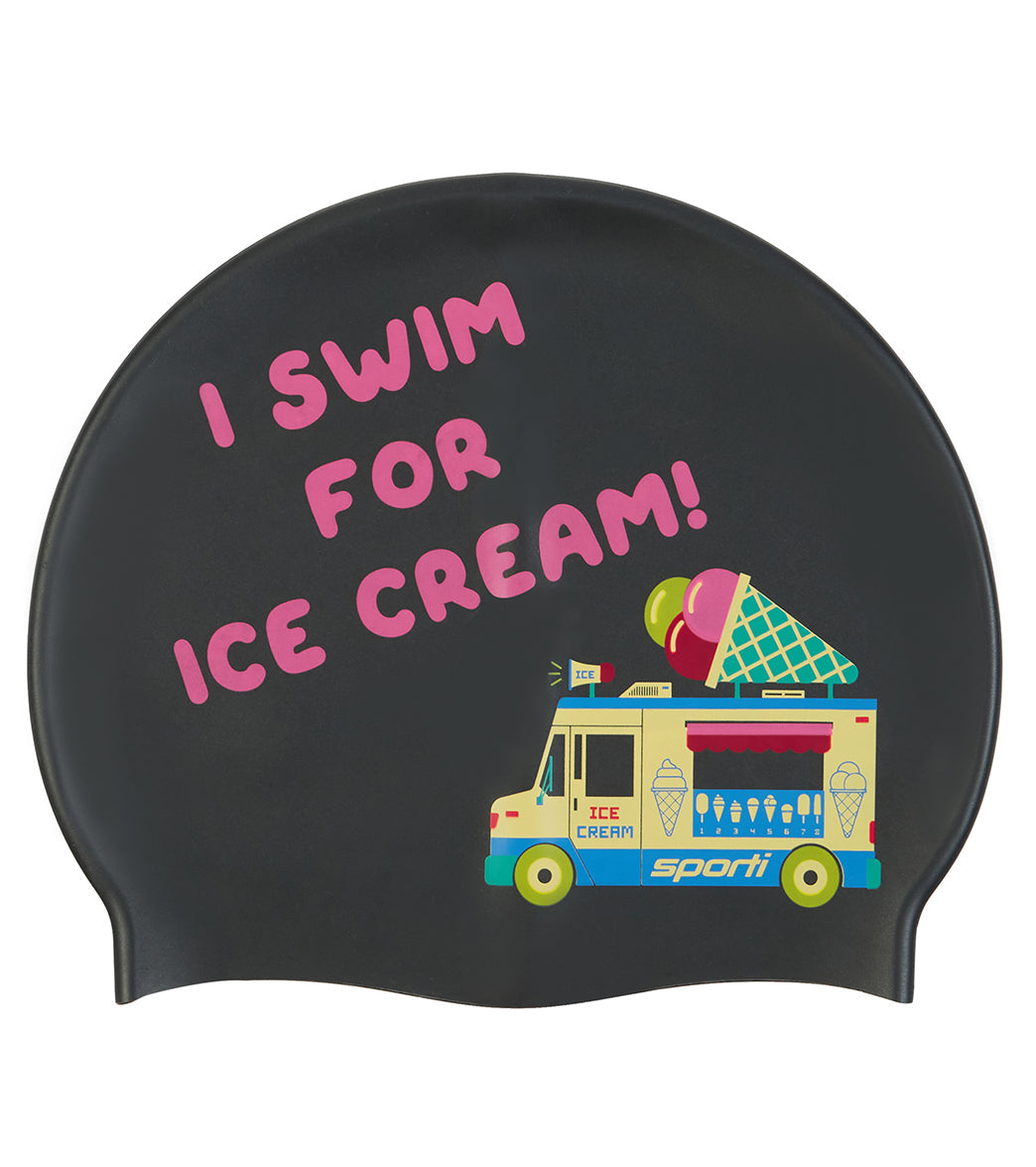  Sporti I-Scream Silicone Swim Cap