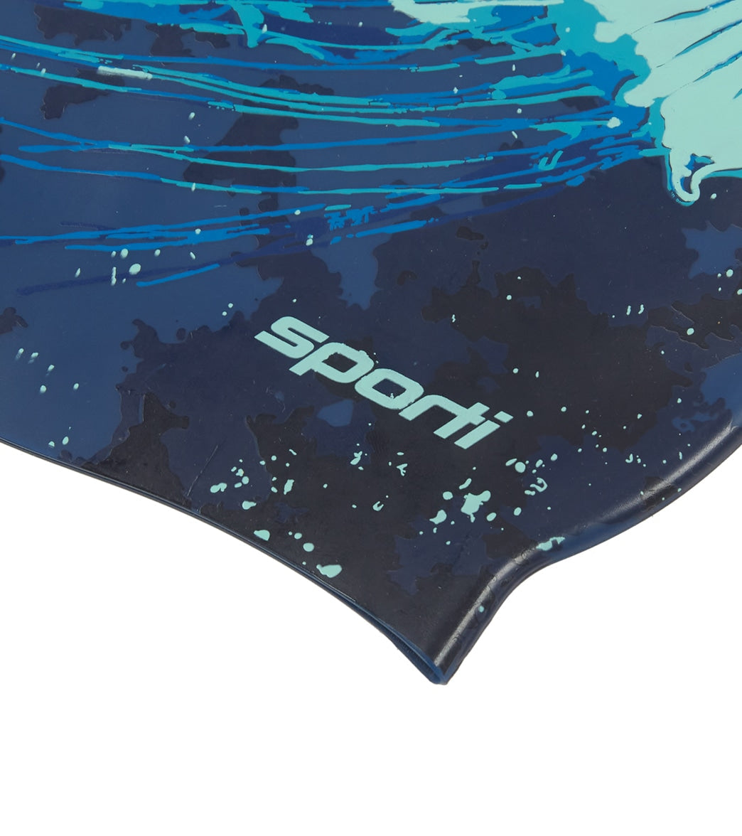  Sporti Sea Jellies Silicone Swim Cap