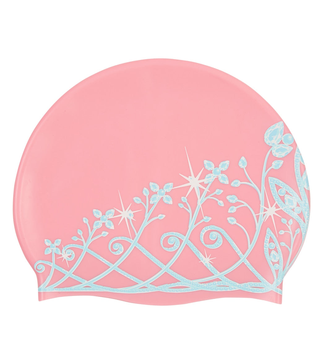  Sporti Tiara Silicone Swim Cap Jr.