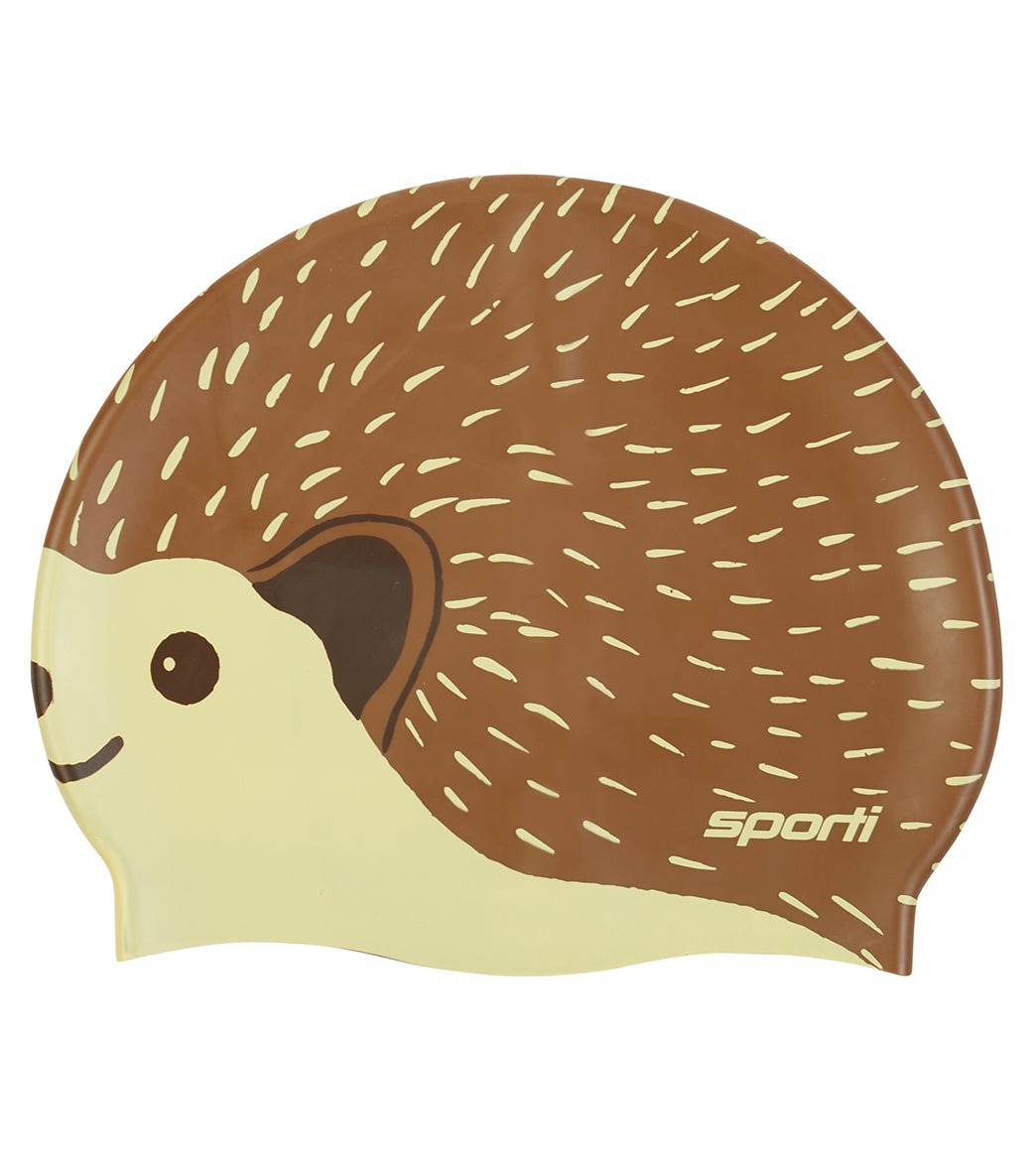 Sporti Hedgehog Silicone Swim Cap Jr.