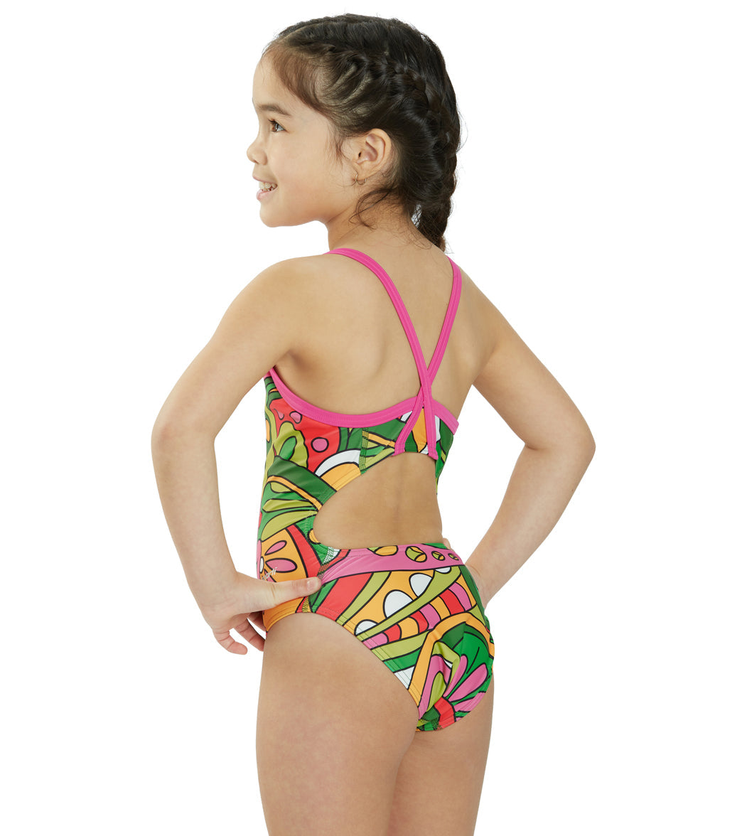  Sporti Groovy Zodiac Taurus Thin Strap One Piece Swimsuit (22-44)