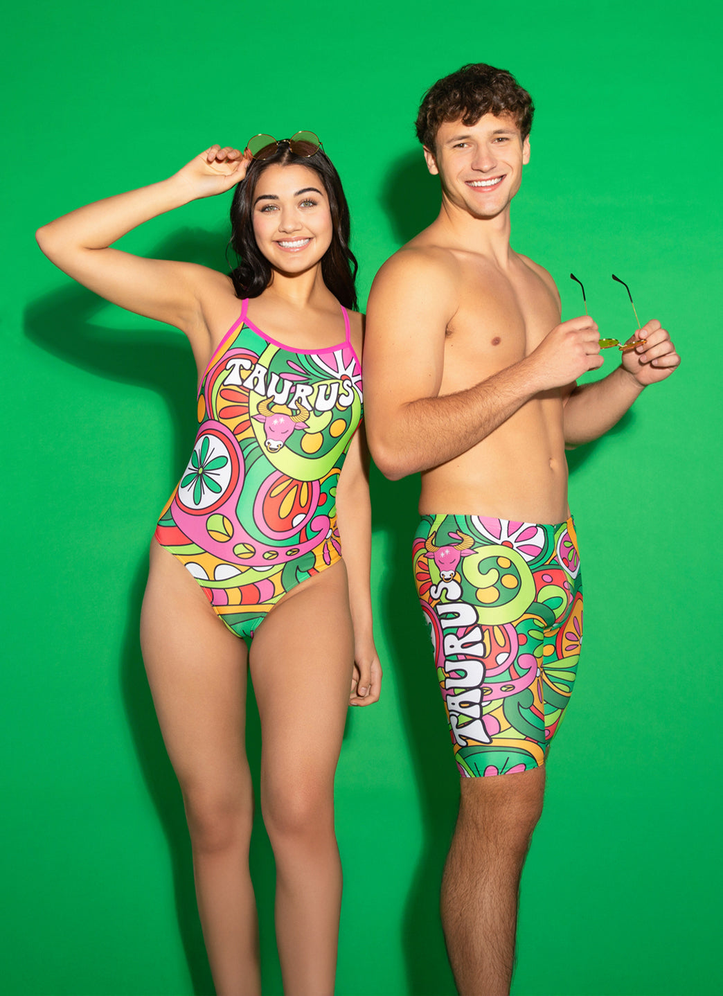  Sporti Groovy Zodiac Taurus Jammer Swimsuit (24-40)