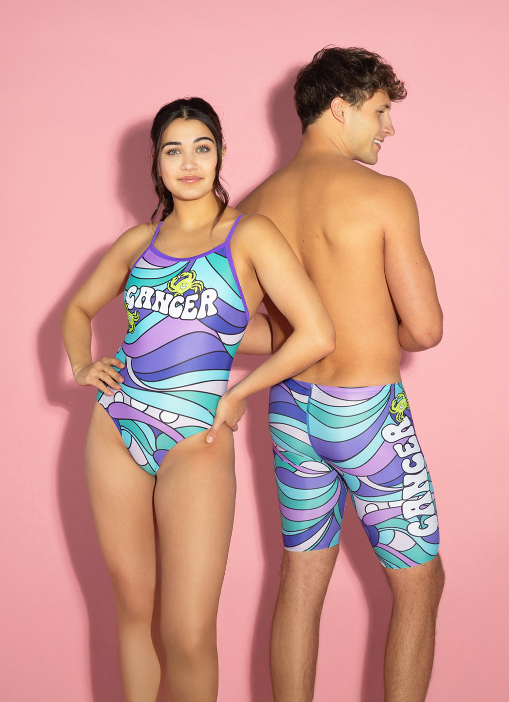  Sporti Groovy Zodiac Cancer Jammer Swimsuit (24-40)