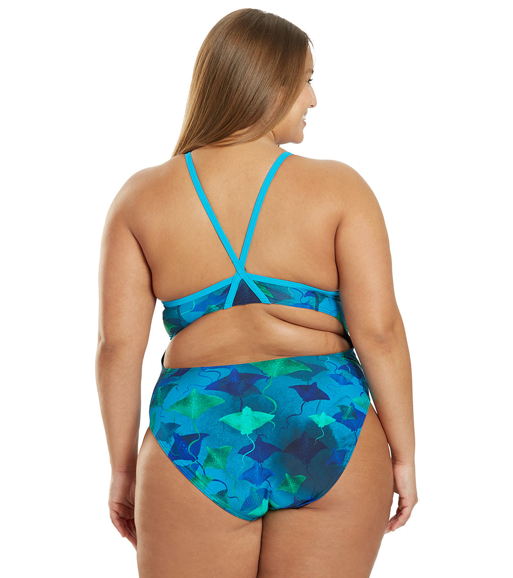  Sporti Stingray Fever Thin Strap One Piece Swimsuit (22-44)