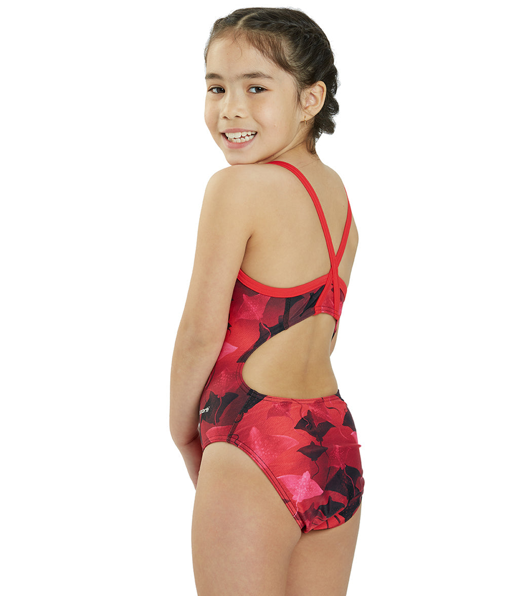 Sporti Stingray Fever Thin Strap One Piece Swimsuit (22-44)