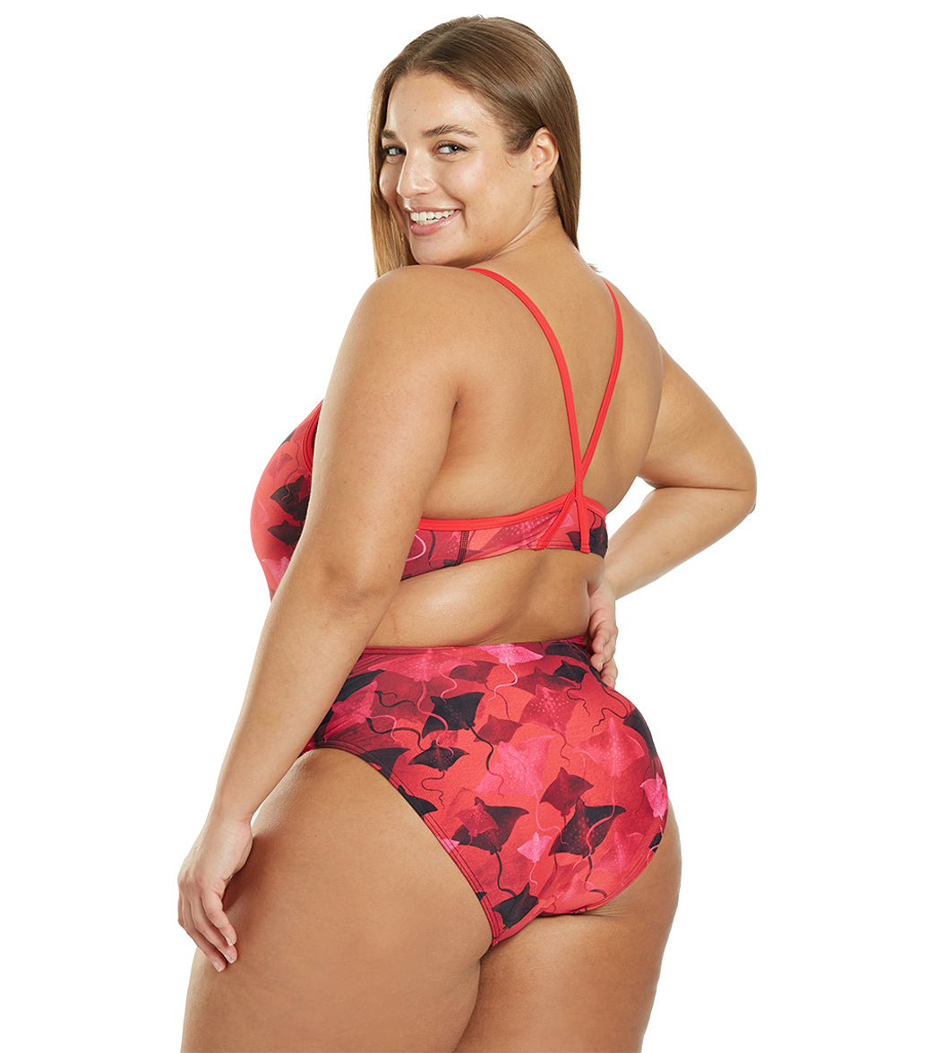  Sporti Stingray Fever Thin Strap One Piece Swimsuit (22-44)