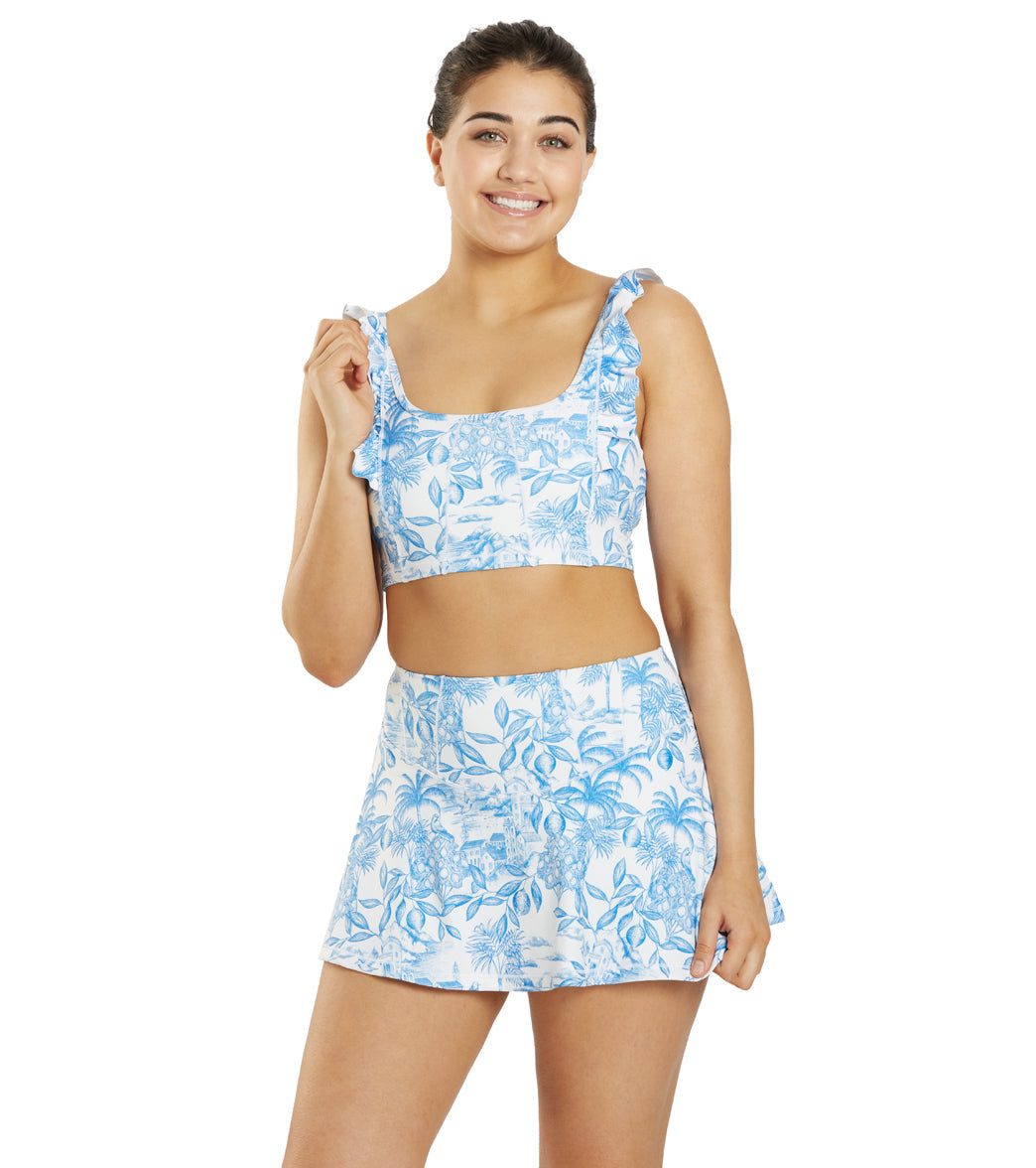  Sporti X Emma Weyant Riviera Ava Cropped Corset Tank