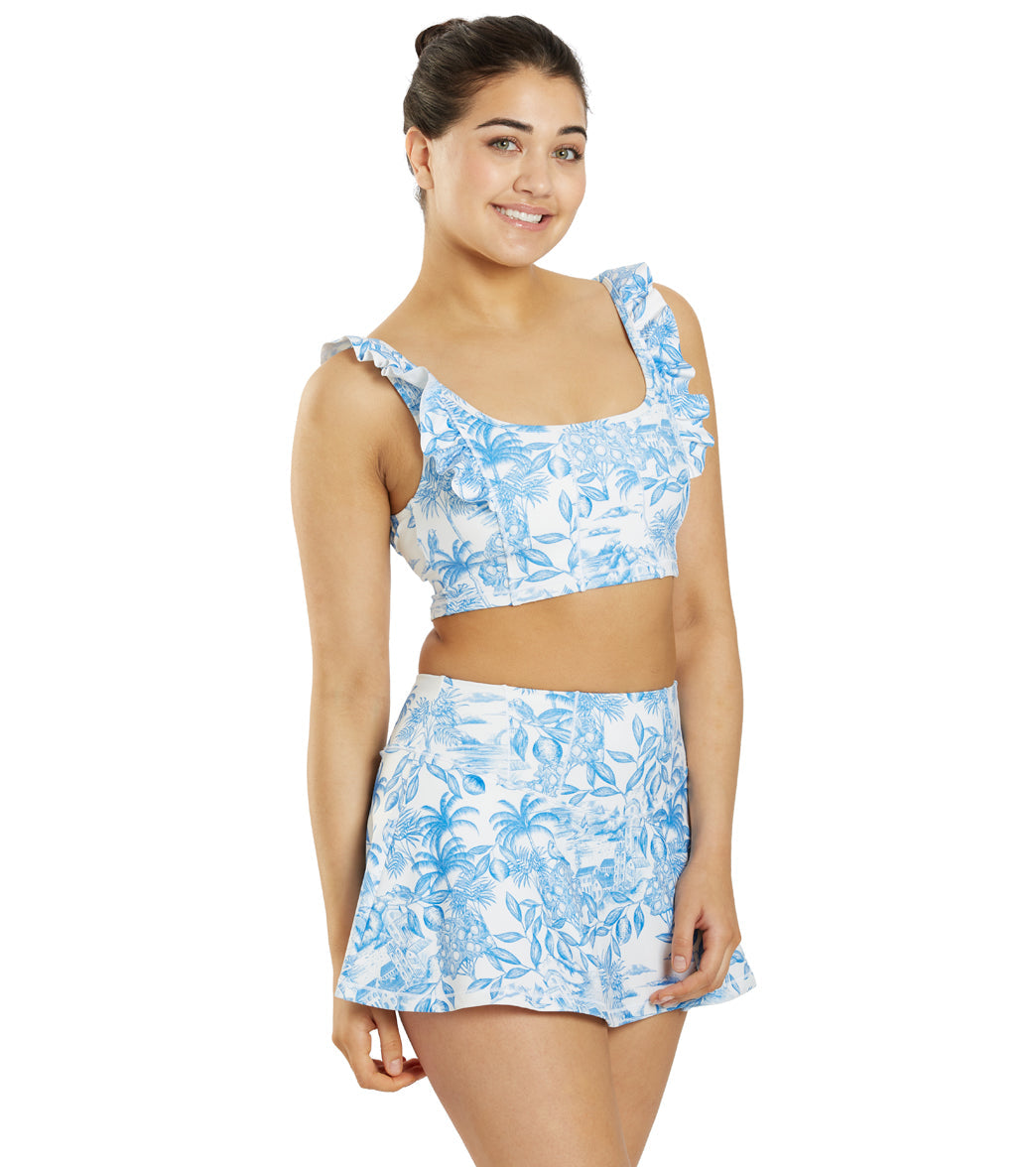 Sporti X Emma Weyant Riviera Ava Cropped Corset Tank