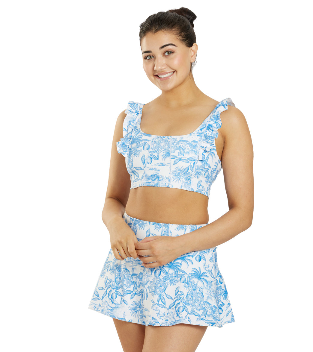  Sporti X Emma Weyant Riviera Ava Cropped Corset Tank