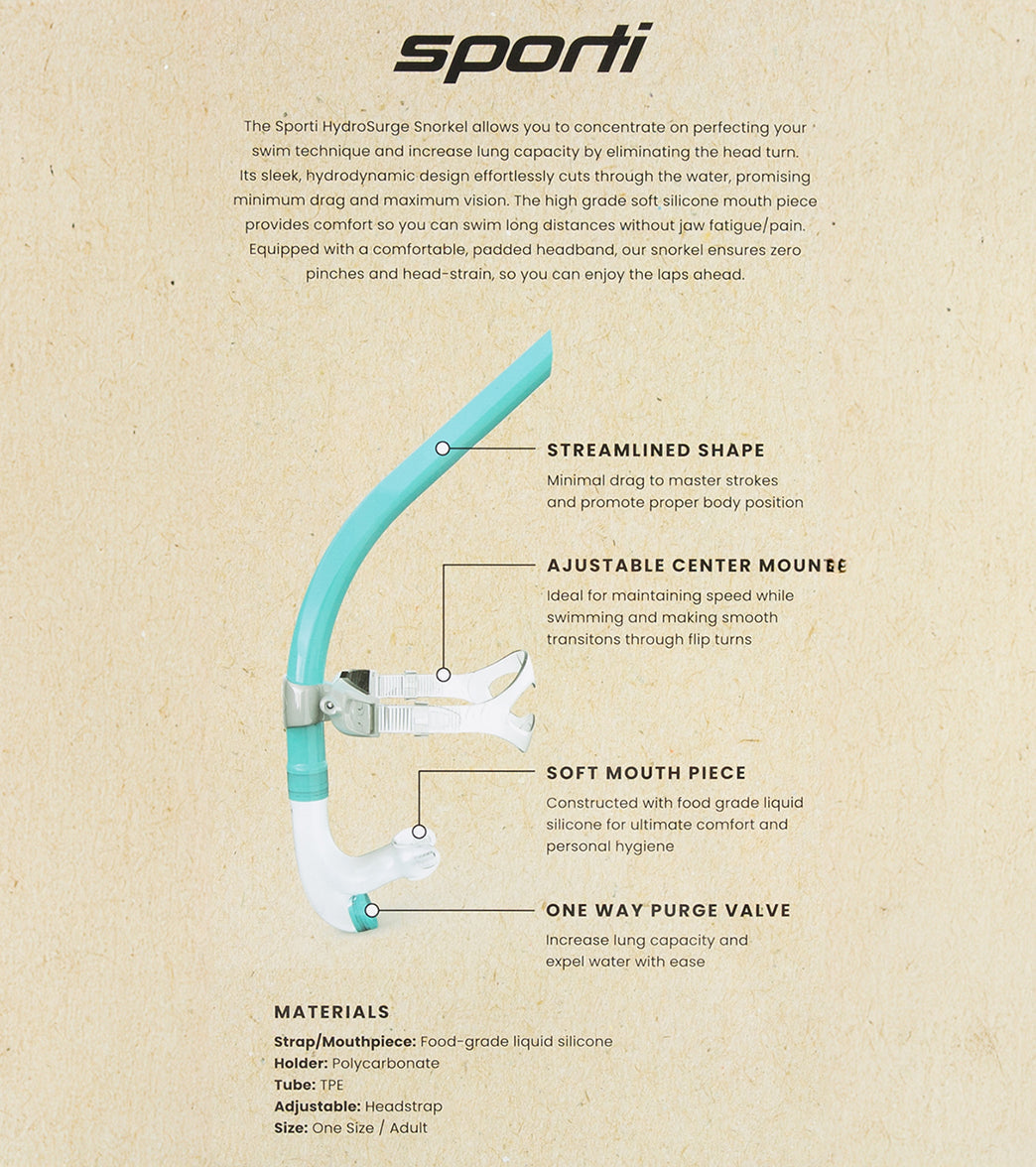  Sporti HydroSurge Swim Snorkel
