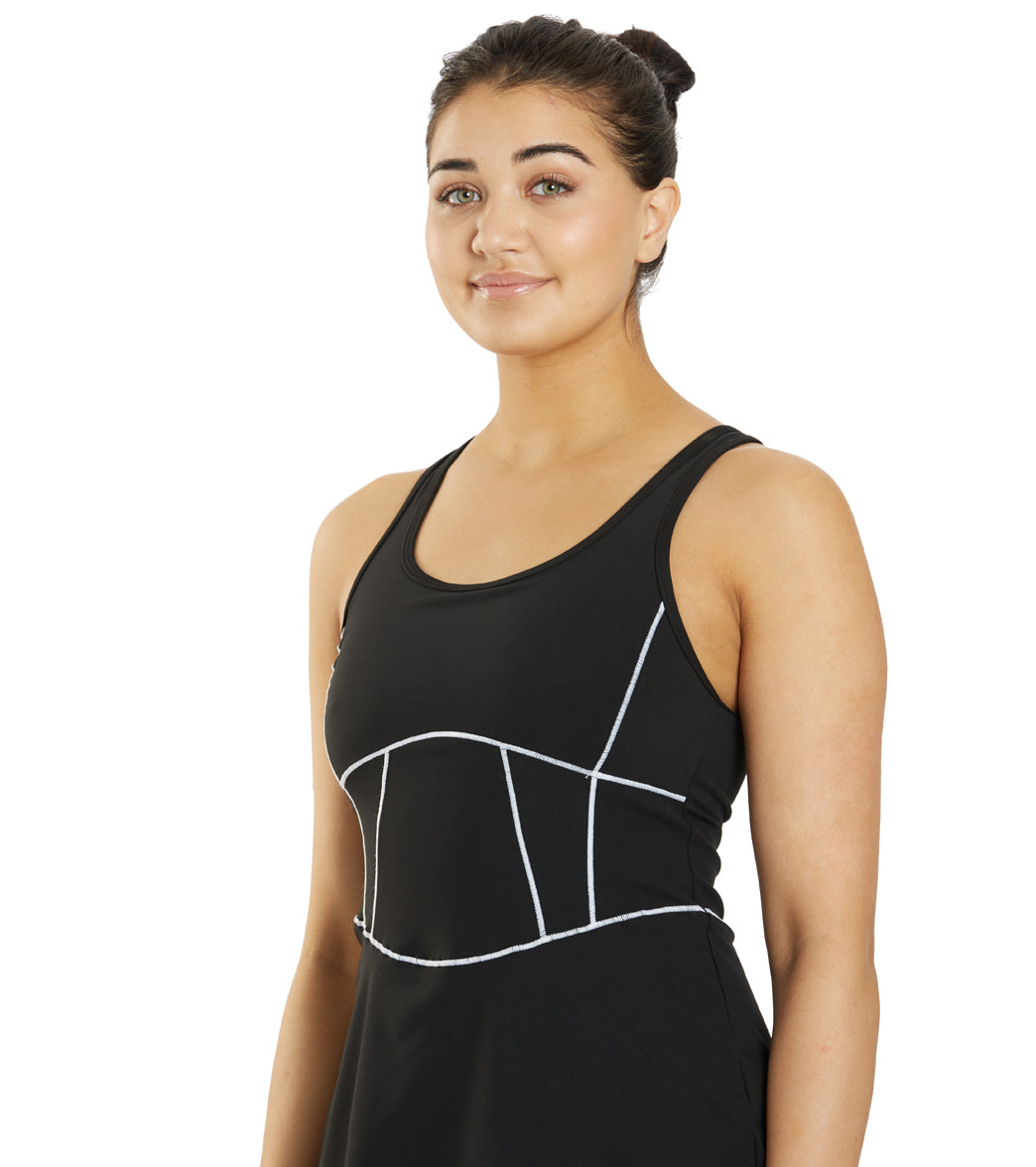  Sporti X Emma Weyant Caviar Harper Corset Active Dress