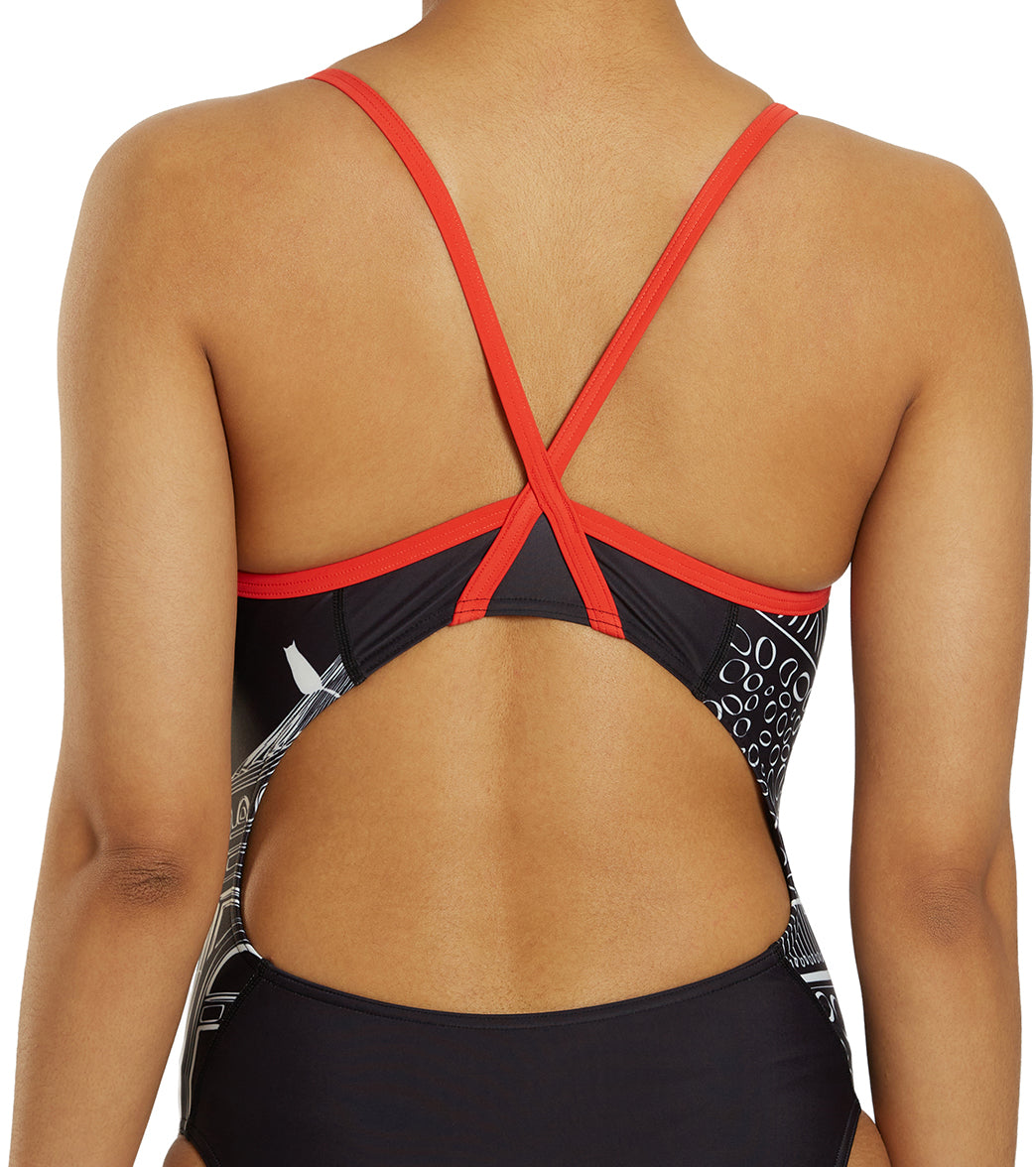  Sporti Paris Twilight Thin Strap One Piece Swimsuit (22-44)
