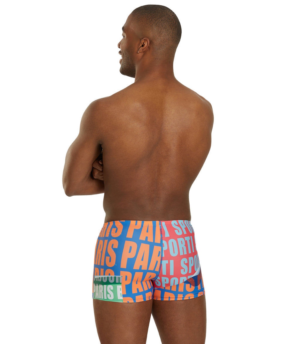  Sporti Paris Metro Pop Square Leg Swimsuit (26-40)