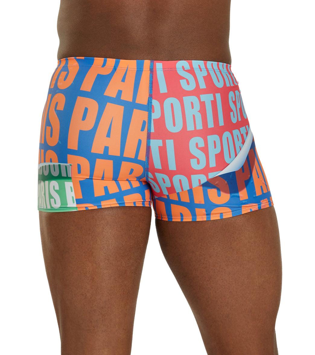  Sporti Paris Metro Pop Square Leg Swimsuit (26-40)