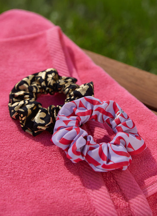  Sporti X Alex & Gretchen Walsh XOXO Dynasty Scrunchie Set Of 2