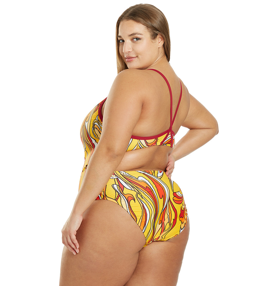  Sporti Groovy Zodiac Sagittarius Thin Strap One Piece Swimsuit (22-44)
