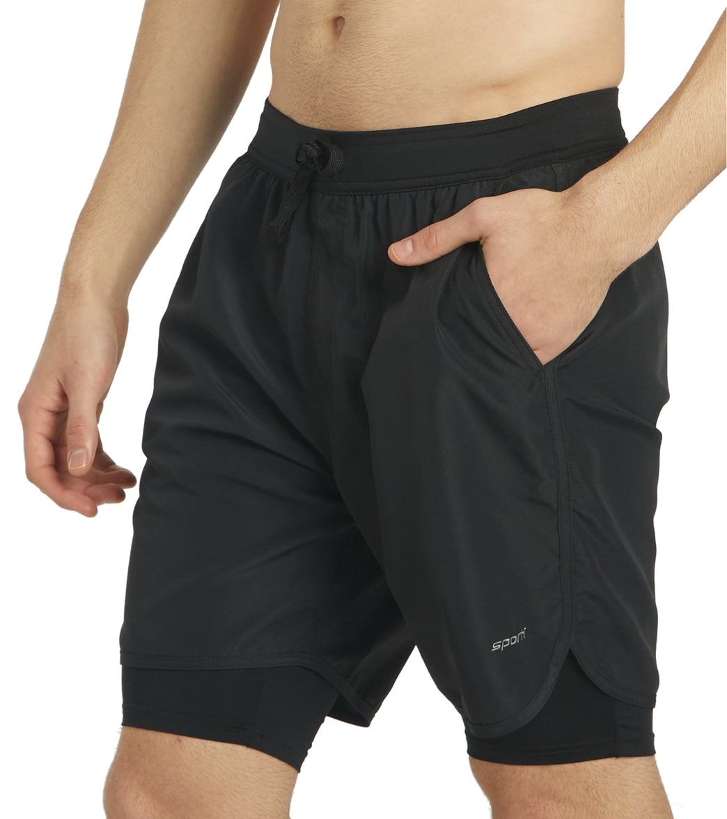  Sporti Men's Active Compressed Athletic Short