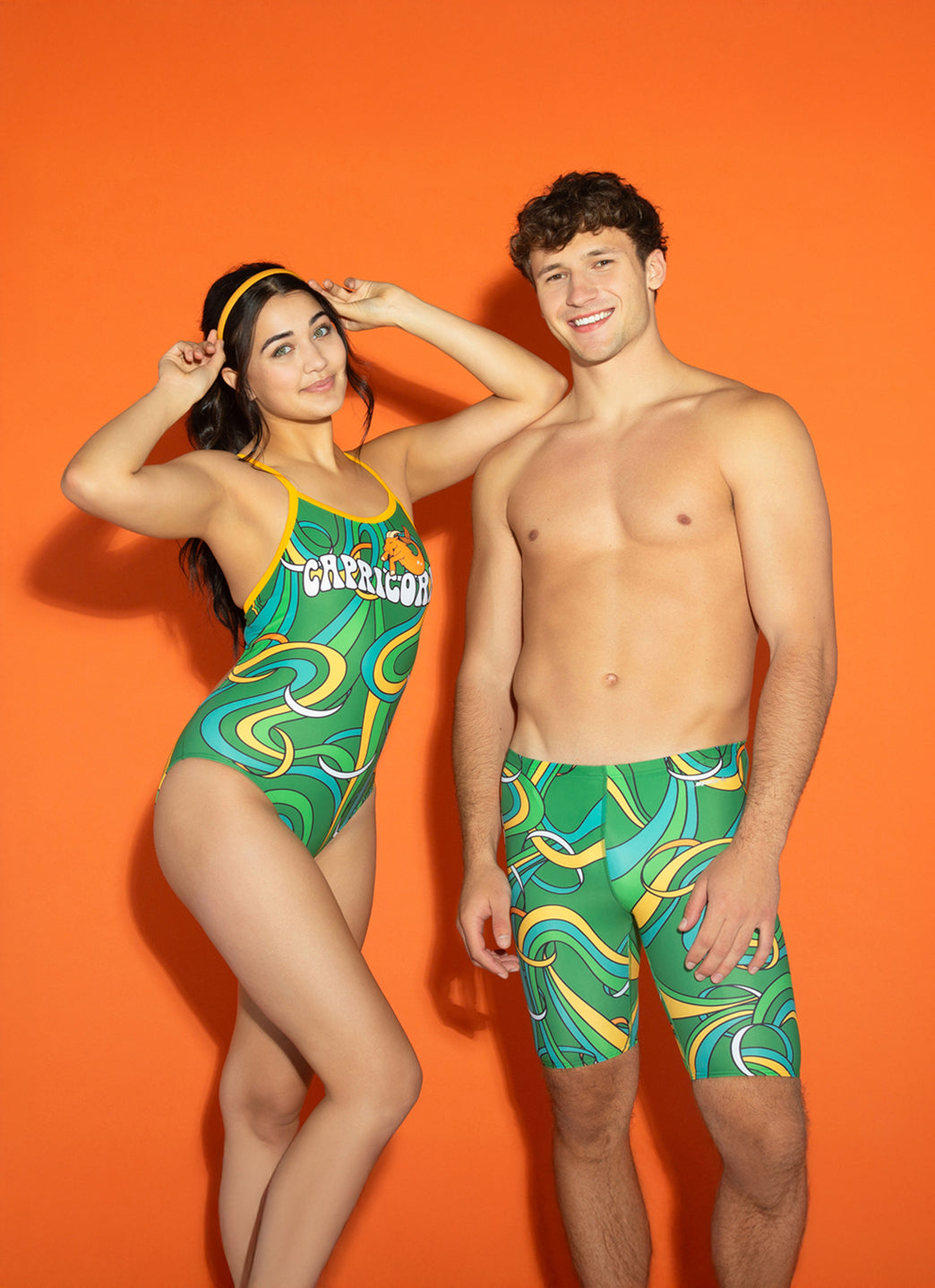  Sporti Groovy Zodiac Capricorn Jammer Swimsuit (24-40)