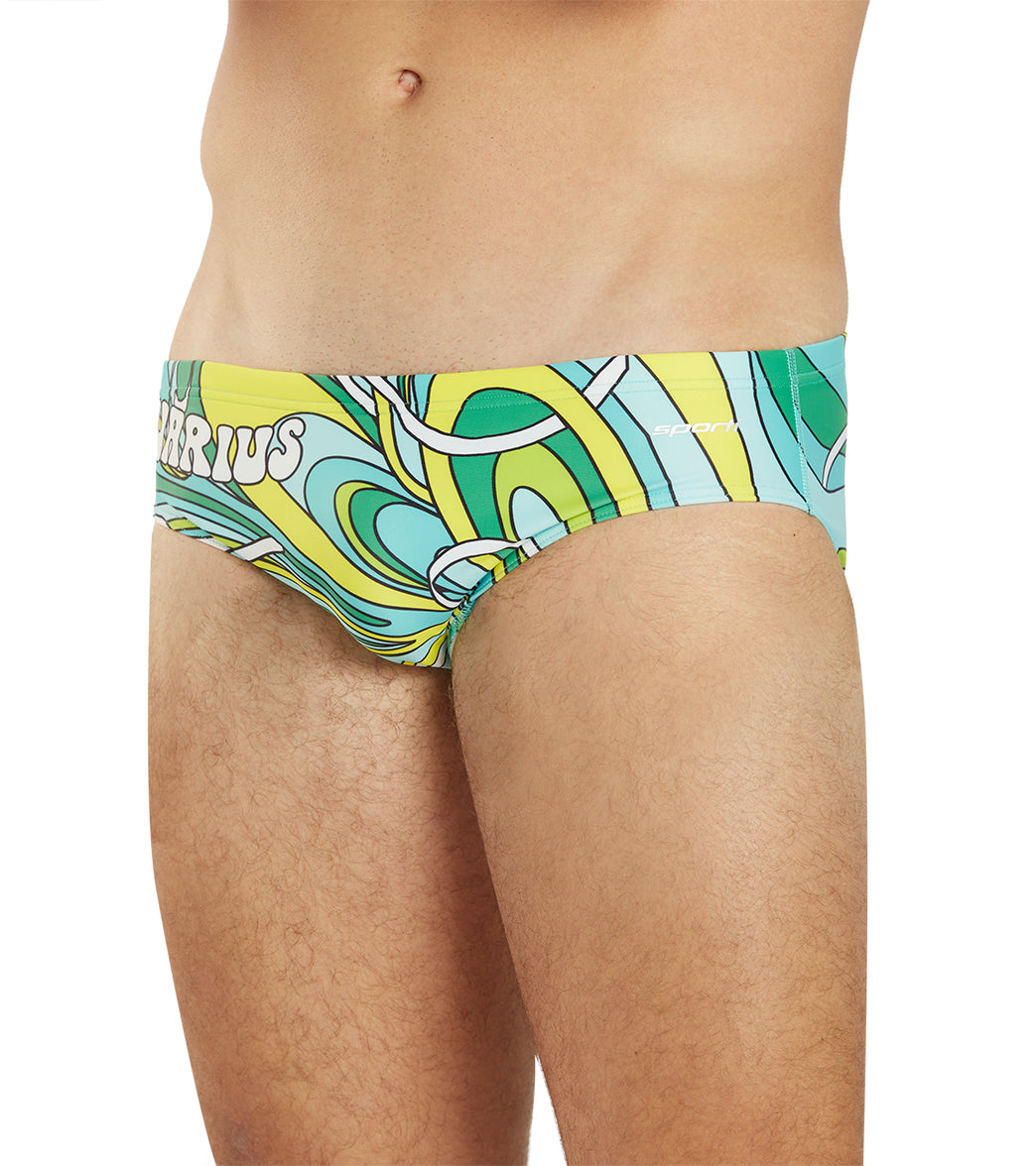  Sporti Groovy Zodiac Aquarius Brief Swimsuit (26-40)