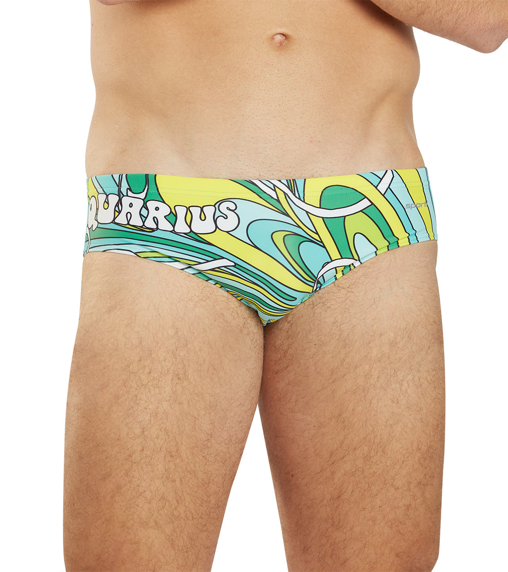  Sporti Groovy Zodiac Aquarius Brief Swimsuit (26-40)