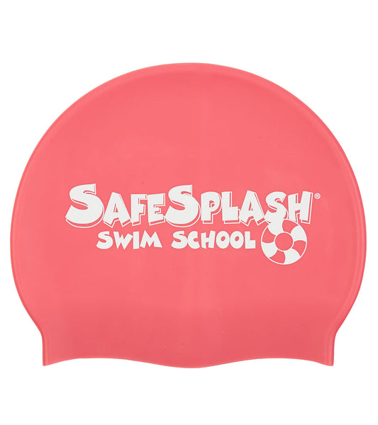  Sporti Safesplash Swim School Solid Silicone Swim Cap