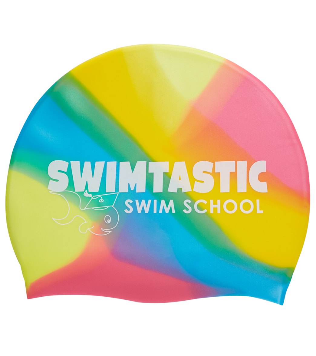  Sporti Swimtastic Multi Color Silicone Swim Cap
