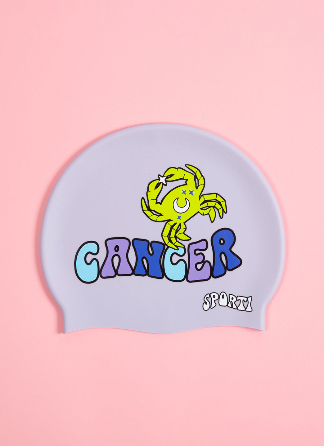  Sporti Groovy Zodiac Cancer Silicone Swim Cap