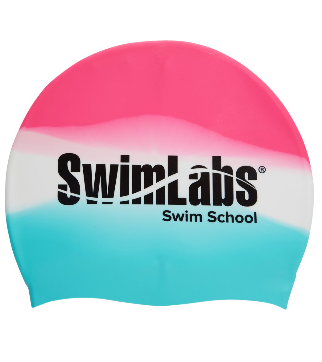  Sporti SwimLabs Multi Color Silicone Swim Cap