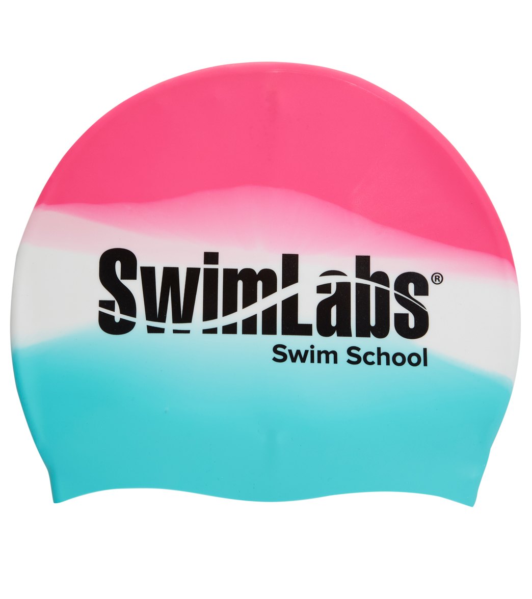  Sporti SwimLabs Multi Color Silicone Swim Cap