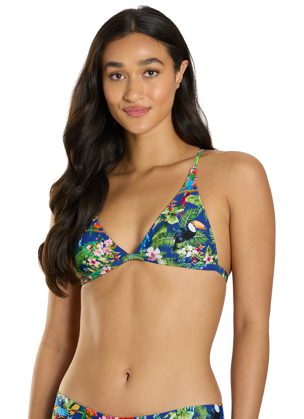  Sporti Active Tropical Oasis Tie Back Bikini Top