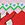  Sporti Granny Sweater Candy Cane Micro Back One Piece Swimsuit (26-40)