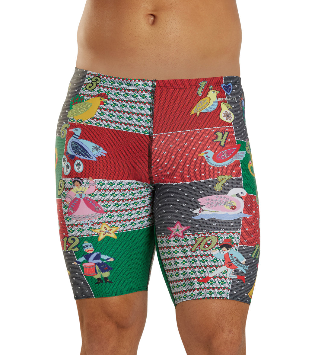  Sporti Granny Sweater 12 Days Of Christmas Jammer Swimsuit (22-44)
