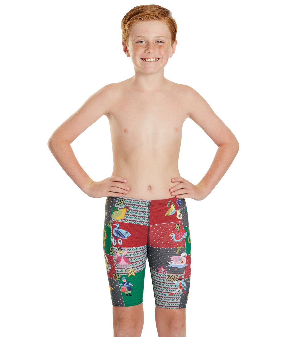  Sporti Granny Sweater 12 Days Of Christmas Jammer Swimsuit (22-44)
