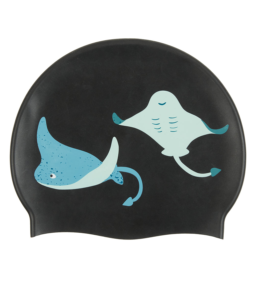  Sporti Stingray Fever Silicone Swim Cap