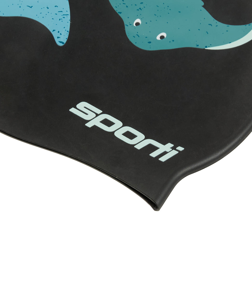  Sporti Stingray Fever Silicone Swim Cap