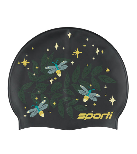  Sporti Firefly Lane Silicone Swim Cap