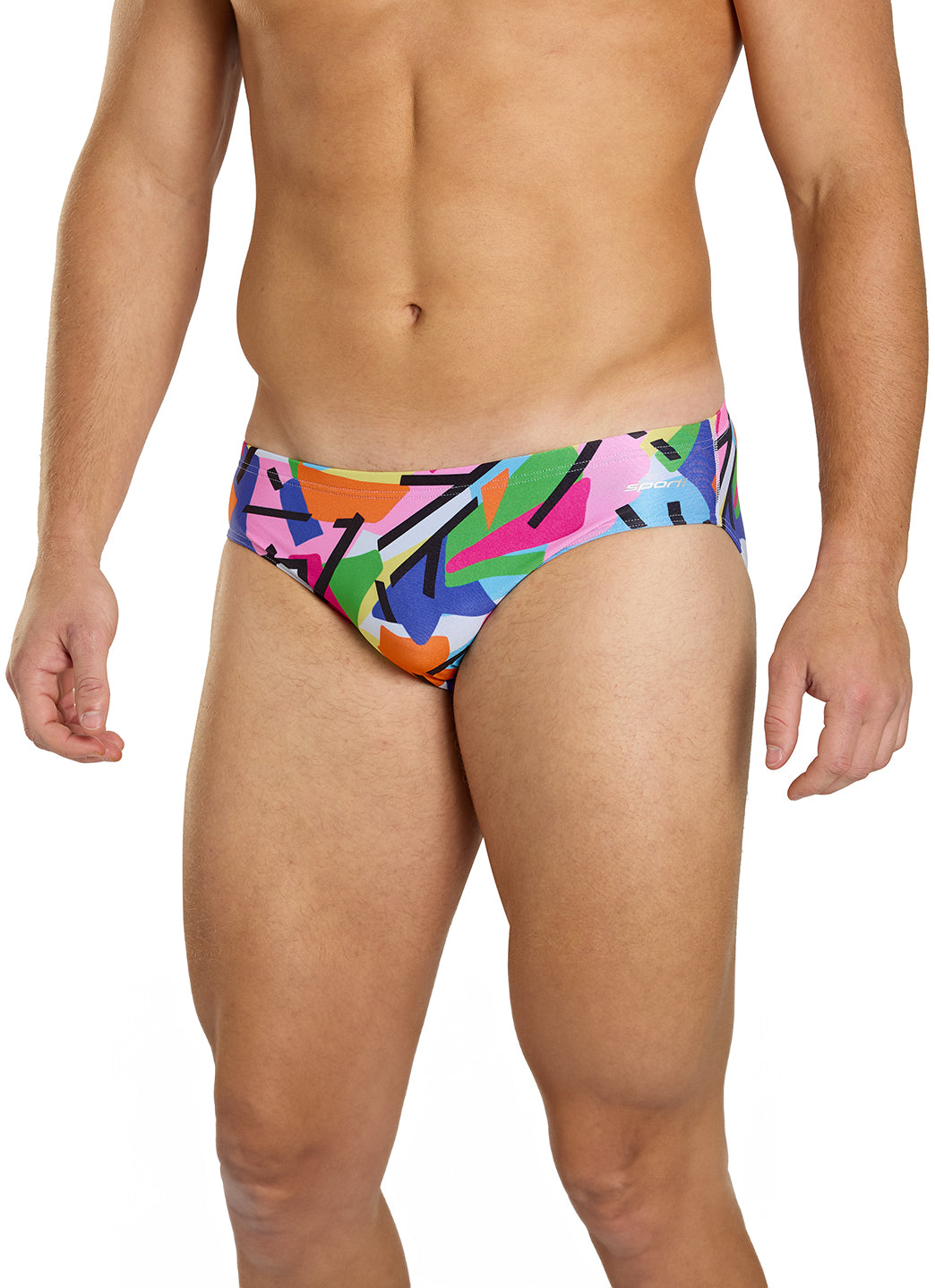  Sporti HydroLast Electric Pop Brief Swimsuit (26-40)