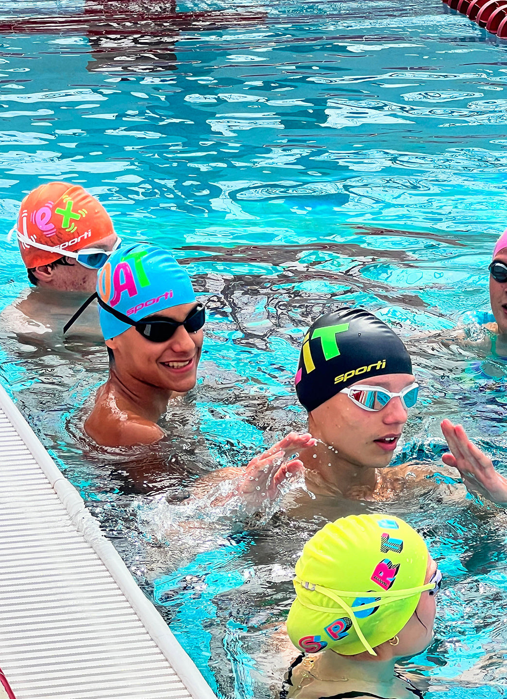  Sporti GOAT Silicone Swim Cap