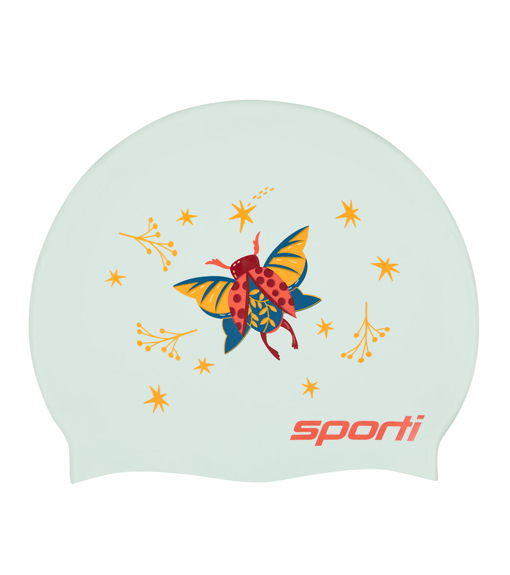  Sporti Beetlemania Silicone Swim Cap