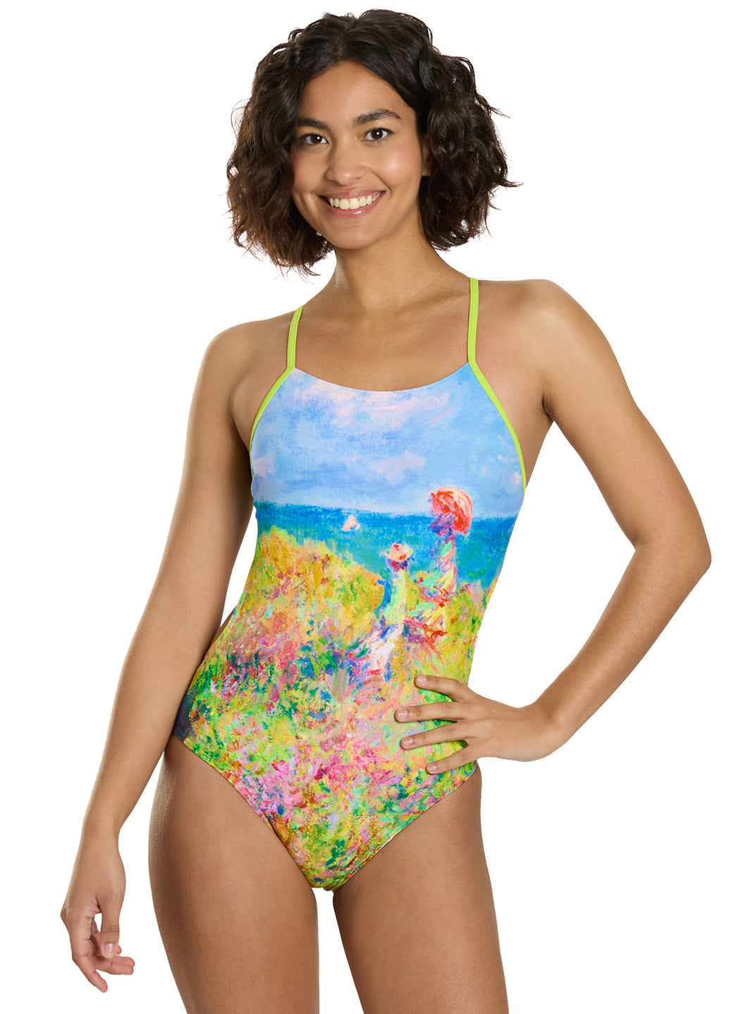  Sporti Seaside Impression Micro Back One Piece Swimsuit (26-40)